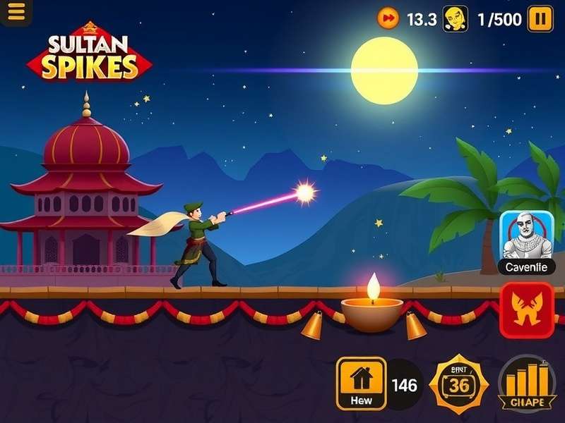 Sultan Of Spikes India Gameplay Screenshot